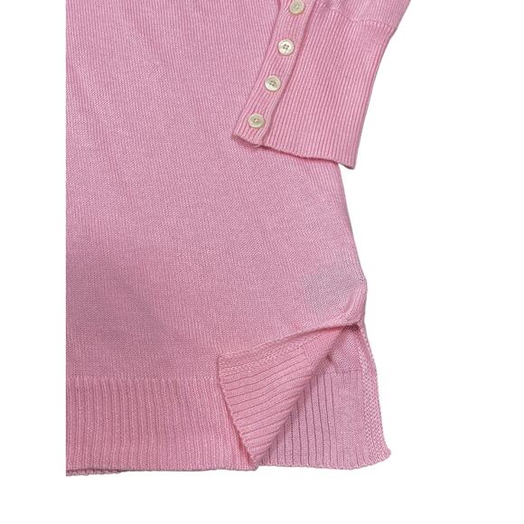 Lauren Ralph Lauren Woven Cowl Neck Sweater Modern Pink 1X Wool Blend Casual NWT - Picture 5 of 9